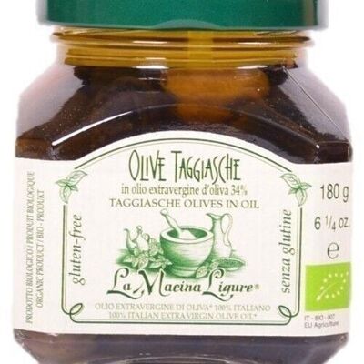 Bio-Taggiasche-Oliven
  Mit Olivenöl