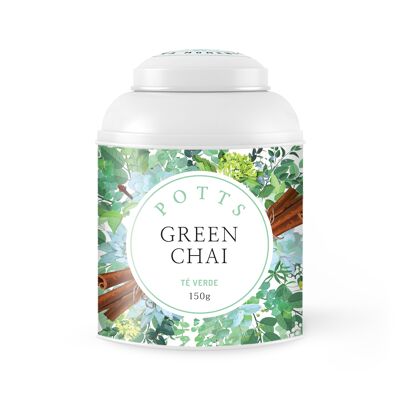 Grüner Tee / Grüner Tee - Grüner Chai - Dose 150 gr
