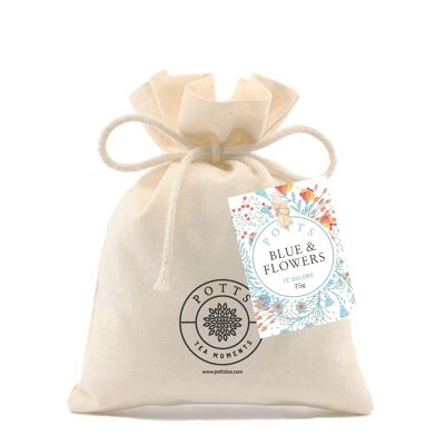 Oolong Tea / Oolong Tea - Blue & Flowers - Bag 75 gr