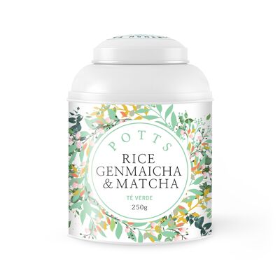 Grüner Tee / Grüner Tee - Reis Genmaicha & Matcha Eco - Dose 250 gr