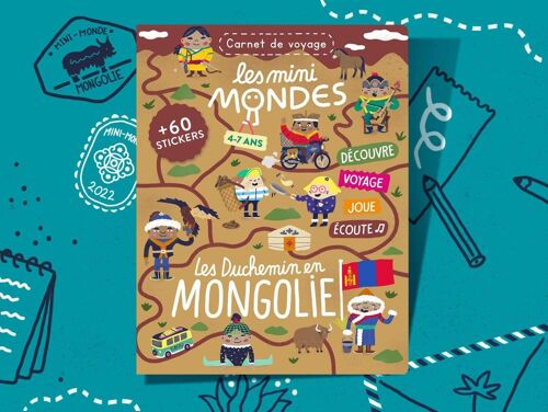 Mongolie - Cahier d'activités pour enfant 4-7 ans - Les Mini Mondes