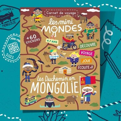 Mongolia - Activity book for children 4-7 years old - Les Mini Mondes