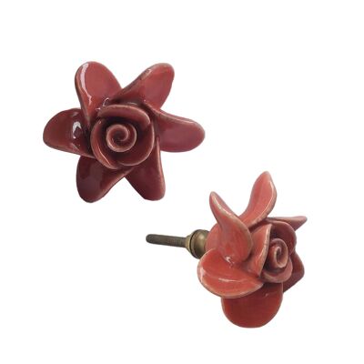 Cabinet knob rose