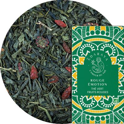 Organic Red Emotion green tea 20 individual sachets