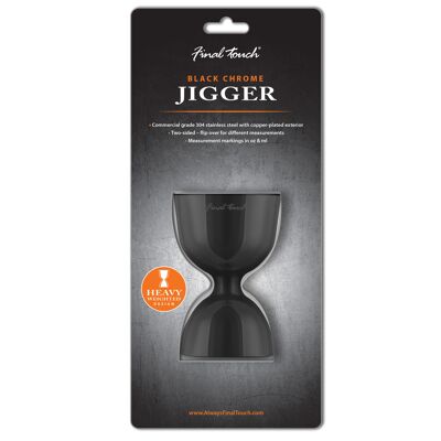 Jigger Doble Final Touch Negro