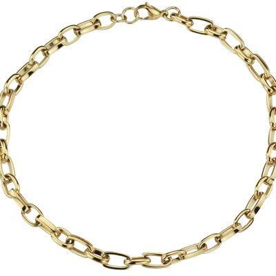 Traveller Necklace Stainless Steel gold plated - 47cm -180975