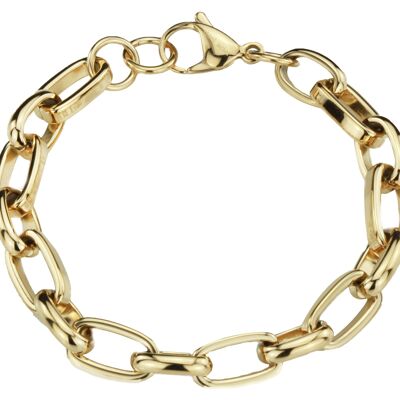 Traveller Bracelet Stainless Steel gold plated - 180976