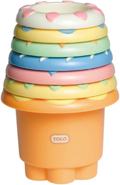 Tolo Baby Stapelbekers Pastelkleur - 7 stuks