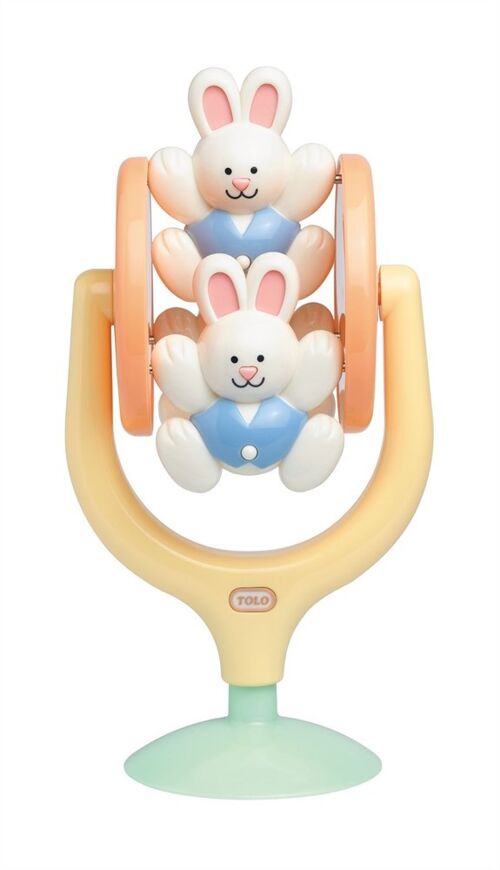 Tolo Baby Table Toy Pastel Color - Spinning Bunnies