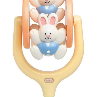 Tolo Baby Tischspielzeug Pastellfarben - Spinning Bunnys