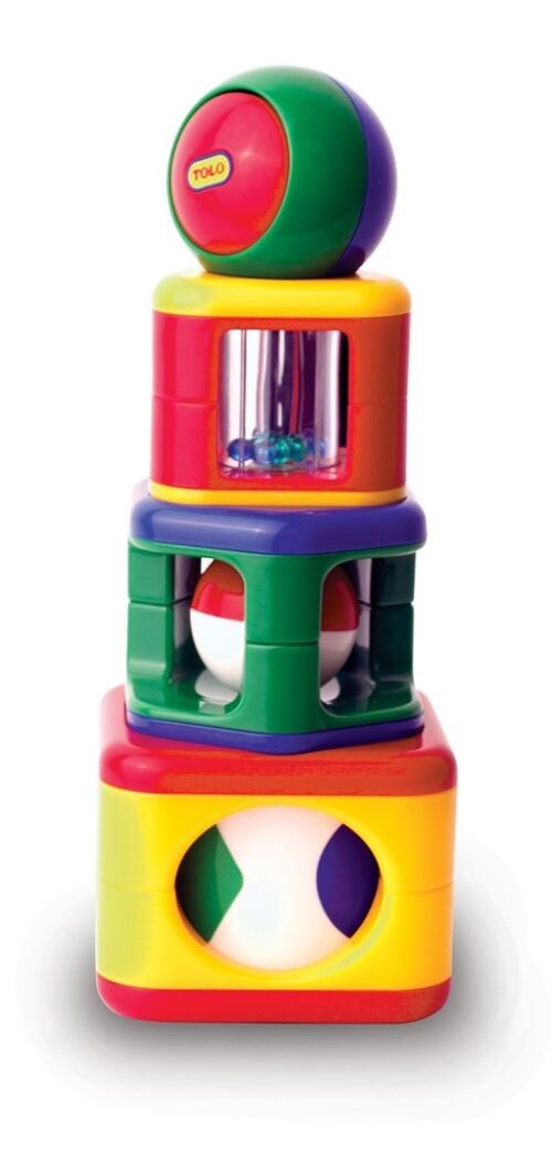 Tolo Classic Activity Toy Stacking Tower - 4 Pieces
