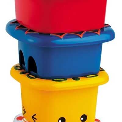 Tasses empilables pour jouets de bain Tolo Classic - 4 pièces