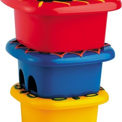 Tasses empilables pour jouets de bain Tolo Classic - 4 pièces