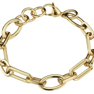 Traveller Bracelet Stainless Steel gold plated - 180978