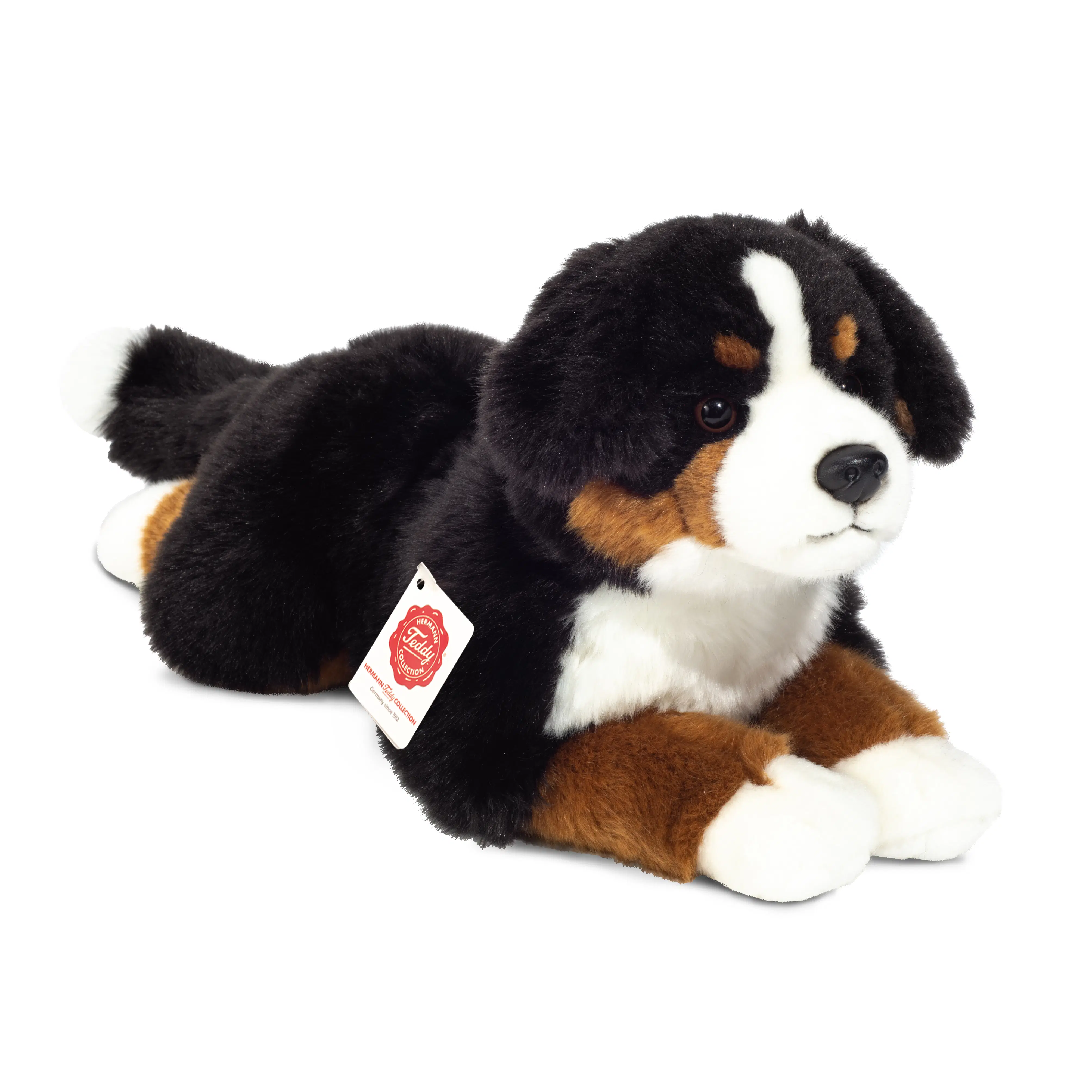 Buy wholesale Bernese mountain dog lying 40 cm - soft toy - soft toy
