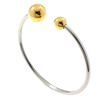 Traveller Bangle Stainless Steel bicolor - 181001