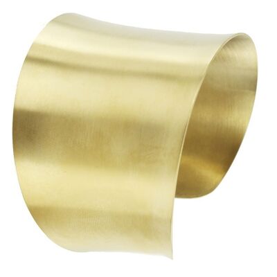 Traveller Bangle Stainless Steel mat gold plated - 181003