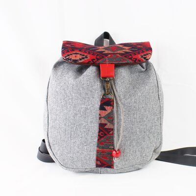 Rucksack Damen wasserdicht grau