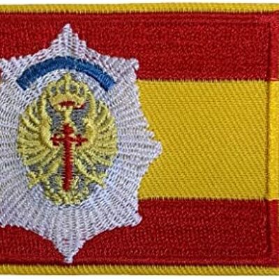 Parche Bandera de España del cuerpo De Policía Militar 8x5cm
