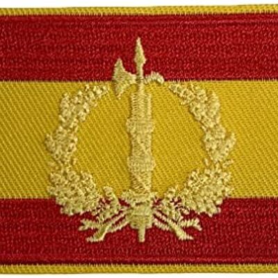 Parche Bandera de España del cuerpo Militar Jurídico 8x5 cm