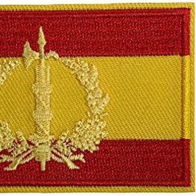Parche Bandera de España del cuerpo Militar Jurídico 8x5 cm