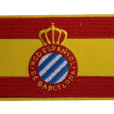 Parche Bandera de España Escudo del Real Club Espanyol
