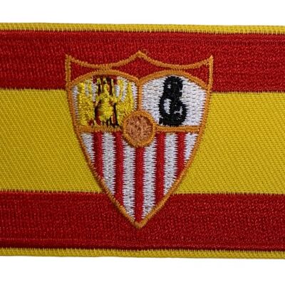 Parche Bandera de España Escudo Sevilla Futbol Club 8x5 cm