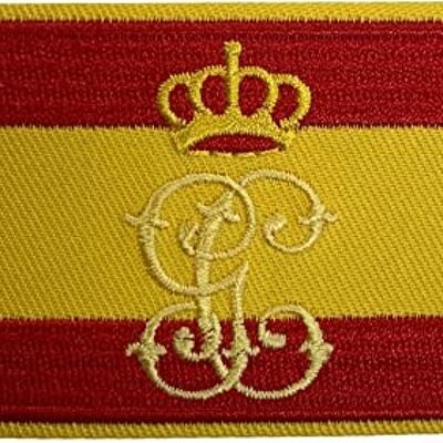 Parche Bandera de España Guardia Civil Escudo Cifra 8x5 cm