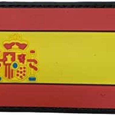 Parche Bandera de España Tactico a color Hook and loop 8x5cm