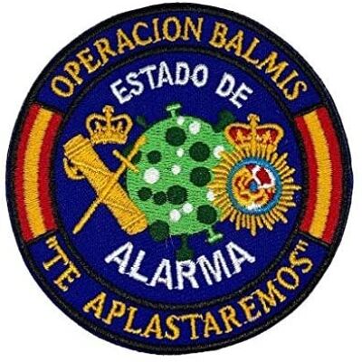 Parche bordado Operación Balmis 2020: Estado de Alarma