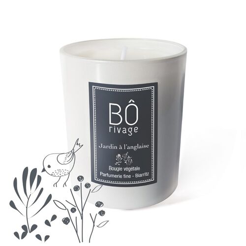 "Jardin à l'anglaise" Bougie parfumée végétale 160g