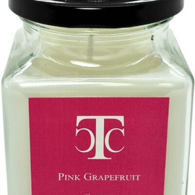 Pink Grapefruit Scented Candle Jar 40 hour