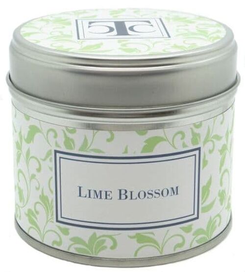 Lime Blossom Scented Candle Tin 35 hour
