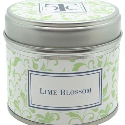 Lime Blossom Scented Candle Tin 35 hour