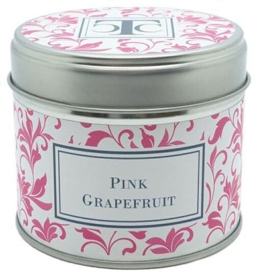 Pink Grapefruit Scented Candle Tin 35 hour