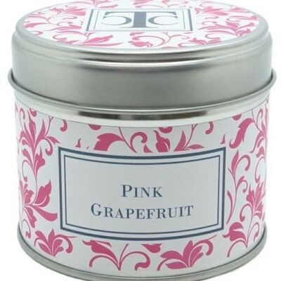 Pink Grapefruit Scented Candle Tin 35 hour