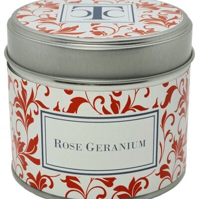 Bougie Parfumée Géranium Rose Boîte 35 heures
