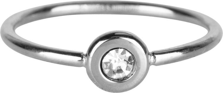 R952 Ciambella acciaio cristallo bianco