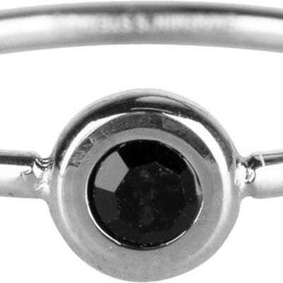 R956 Donut-Stahl und schwarzer Kristall