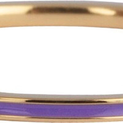 R933 Petite Lilac Purple Enamel Gold