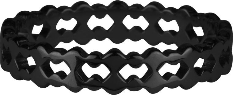 R911 Double Trouble Schwarzer Stahlring