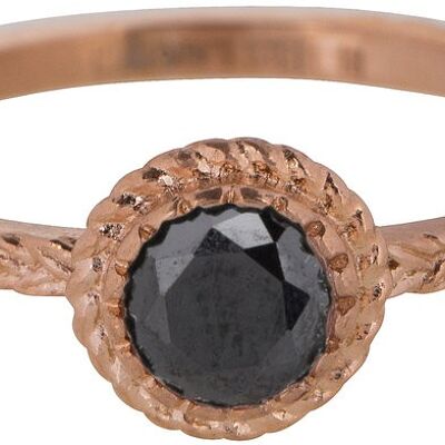 R808 Charmin's Ring Stahl glänzend ikonisch Vintage Roségold