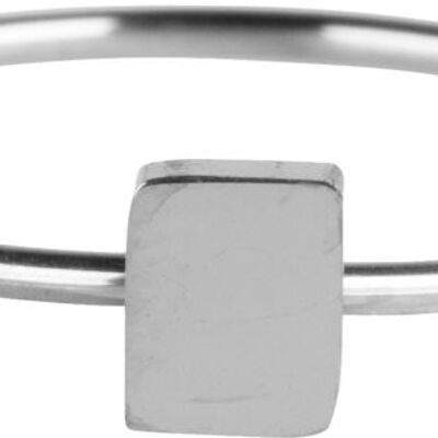 R720 Rettangolo Minimalista Acciaio Lucido