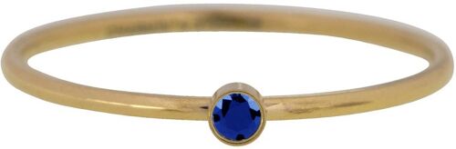 Blue Sapphire Stone shine Bright 2.0 Goldplated