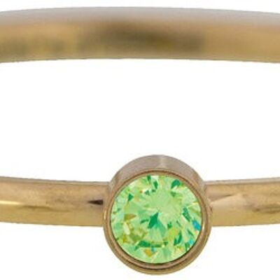 Green Peridot Stone Shine Bright 2.0 Goldplated