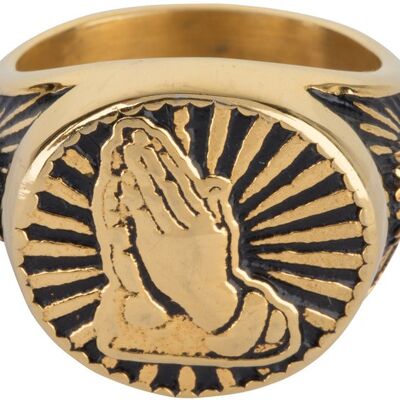 R597 Vintage Seal Hope acero dorado