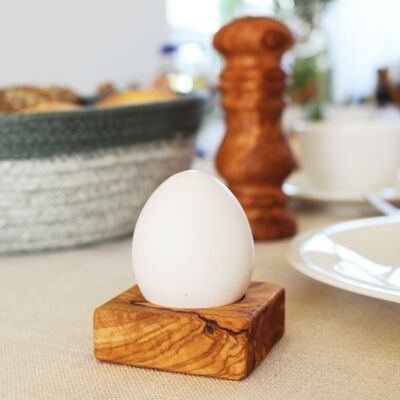 Eierbecher aus Holz, Serviettenring