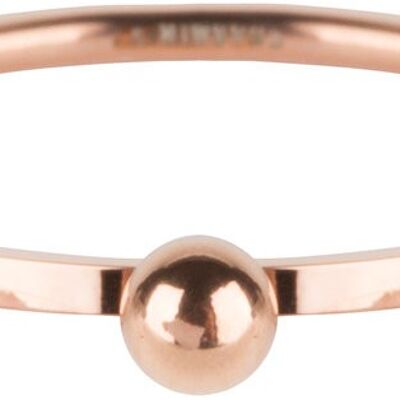 R530 Dot Ring Rose Gold Steel