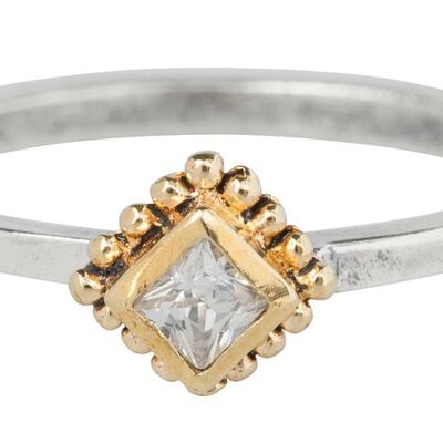 R269 Weiß 'Ace Goldtop' Sterling 925 Silber