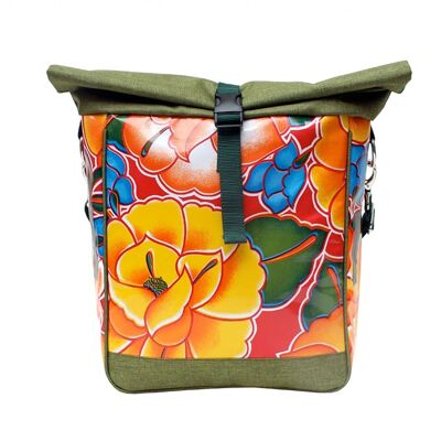 Fahrradtasche Tehuana rot, Einzelfahrradtaschen